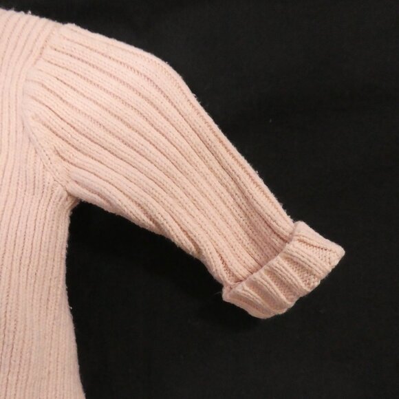 Y2K - OLD NAVY | 3-6 months | Adorable Baby Pink Knit Cardigan | Rolled Cuffs - Picture 10 of 12